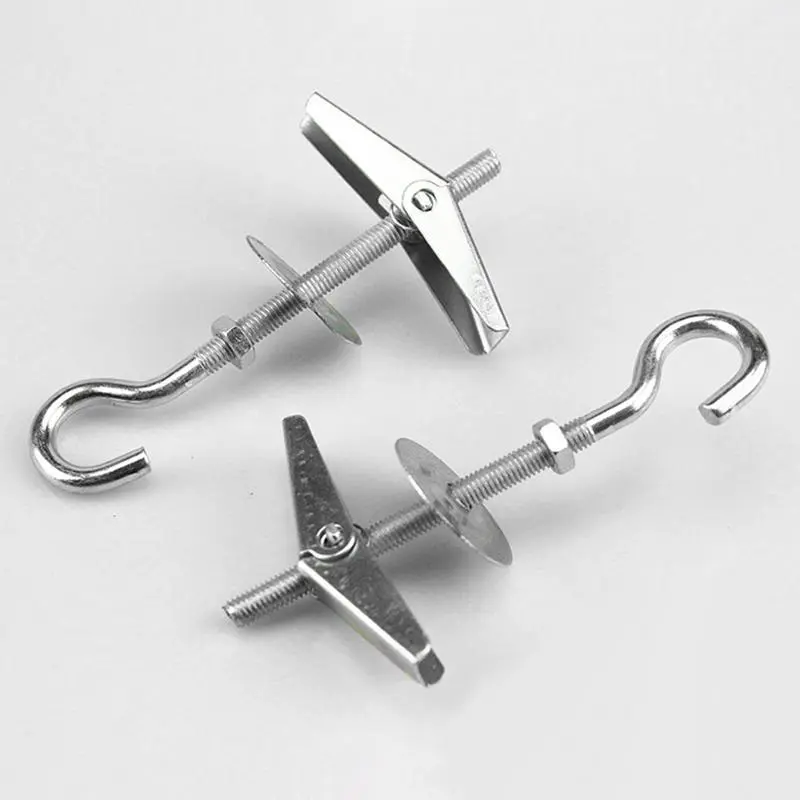 8 Pcs Wing Spring Toggle Hooks Plasterboard Ceiling Hook 90mm ...