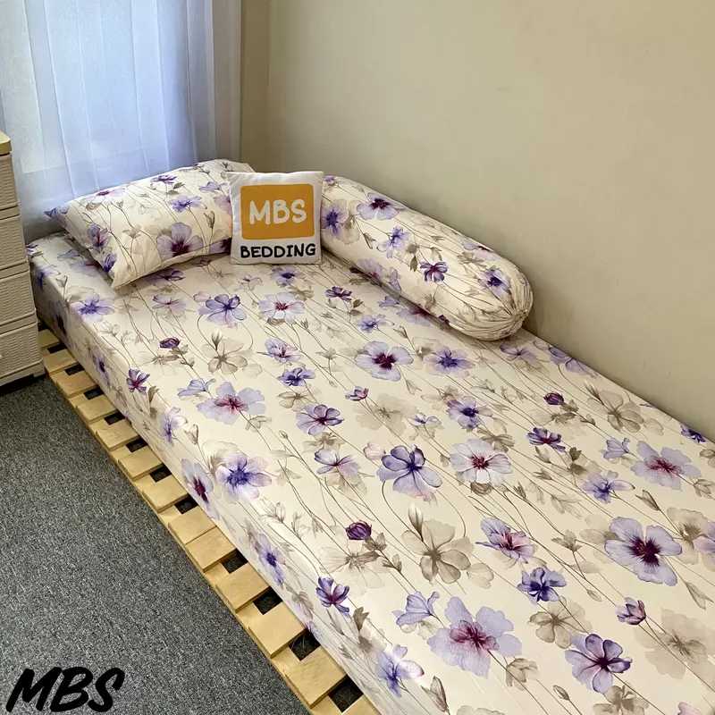 #5 | MYBELIA | MBS | SPREI / BED SHEET / SEPREI DOUBLE KARET AESTHETIC | FREE SARUNG BANTAL & SARUNG GULING 1