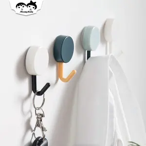 COD HOOK Dinding Gantungan Polos Tempel Serbaguna Kunci Baju Tas HP AD06 Plastik