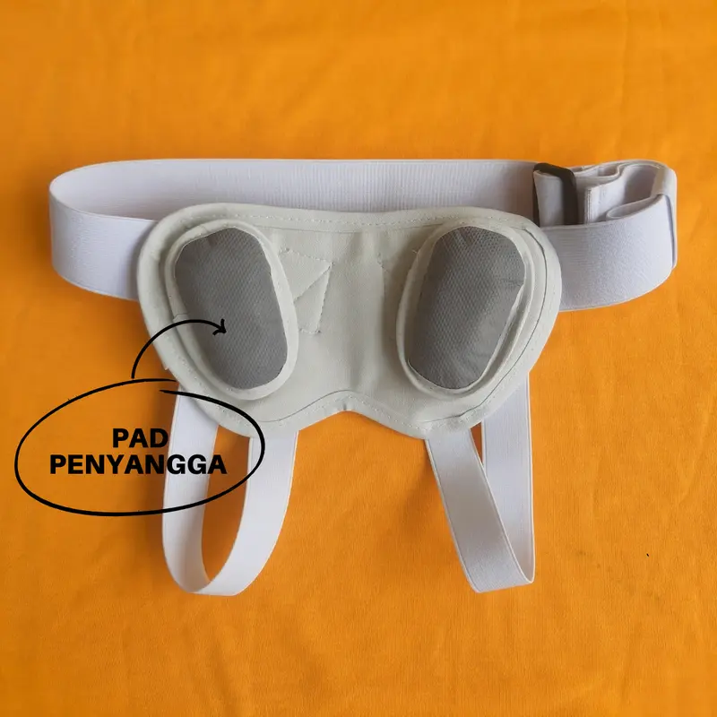 Celana Hernia Pria Dewasa / Sabuk Supporter Turun Berok Original sport / Celana hernia pria wanita 3