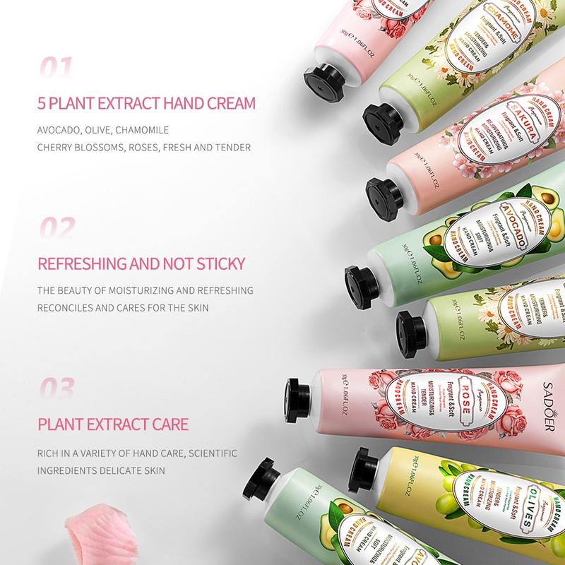 Product Introduction of SADOER Perfumes Moisturizing Hand Cream 30g 2