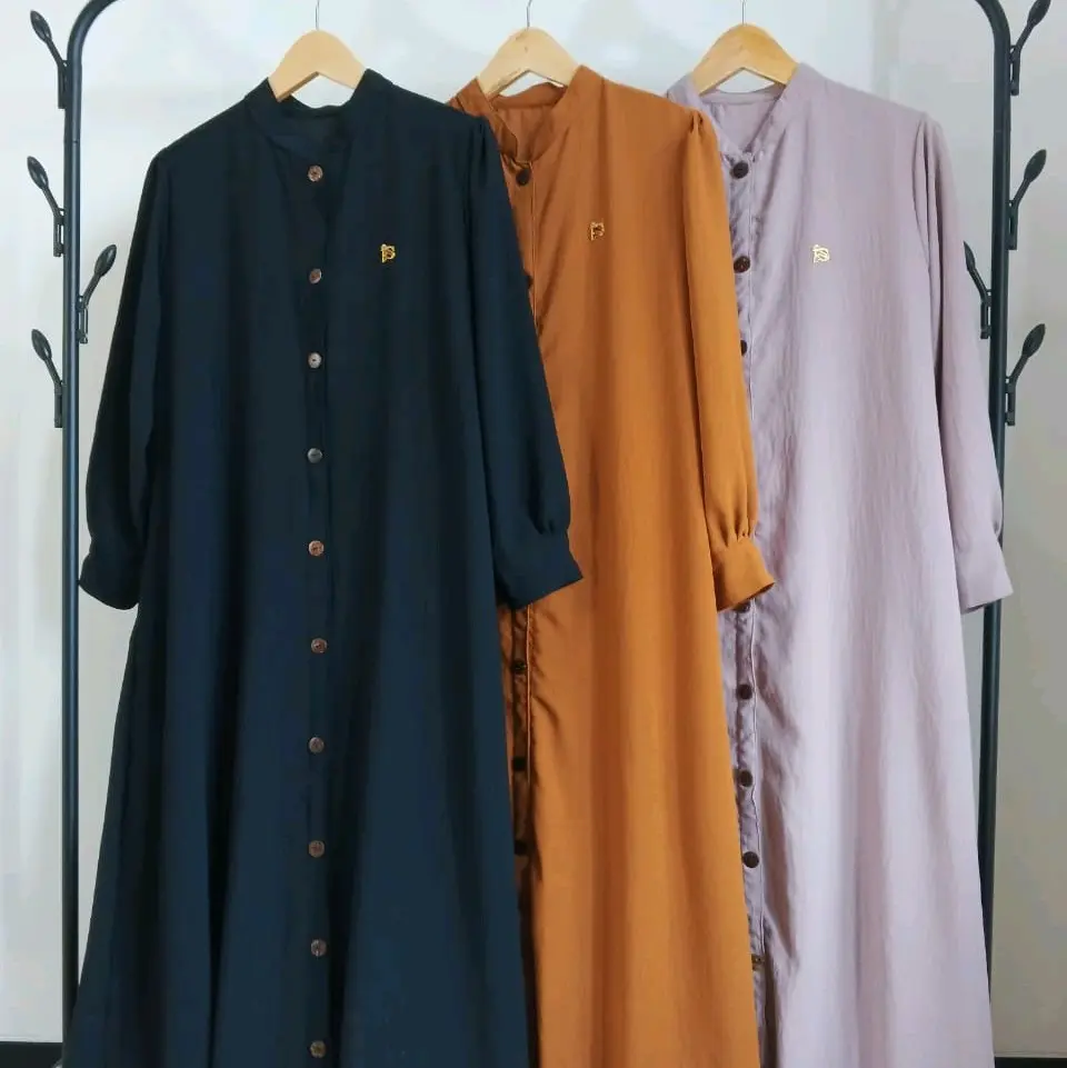 OLIVIA DRESS GAMIS CRINKLE AIRFLOW PREMIUM Muslim