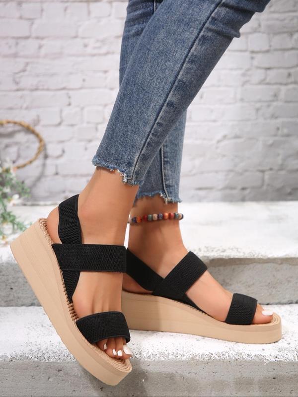 Women's Fashionable Minimalist Sandals, Casual Comfortable Lightweight Sandals for Beach, All-match Sandals for Daily Wear, Walking Shoes 6