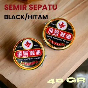 SEMIR SEPATU HITAM 40GR MURAH