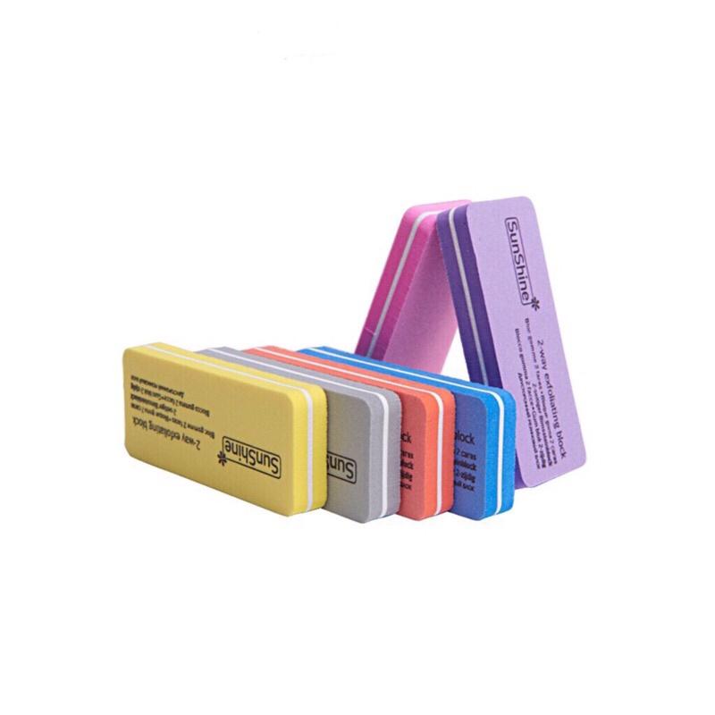 Phao Vuông Ngắn Chà Mịn Sunshine - Dũa Móng Tay Sunshine