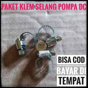 Paket Klem Selang Pompa DC