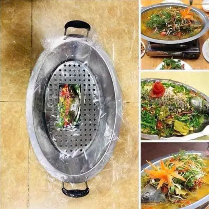 Khay Om Cá Đa Năng Inox Tiện Lợi
