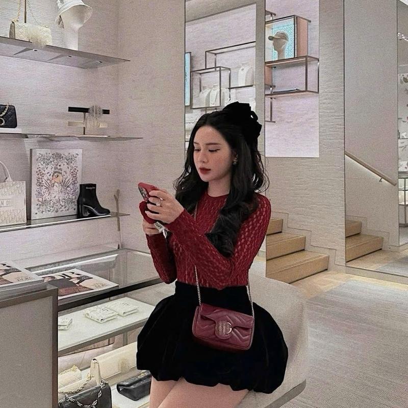 Túi xách đeo chéo siêu hot hit 2025 sz 17cm Fullbox nam châm 7