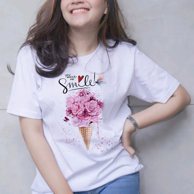 KAOS WANITA JUMBO SIZE S - XXXL ATASAN WANITA 1