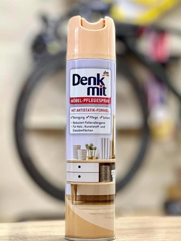 CHAI XỊT VỆ SINH NỘI THẤT GỖ DENKMIT CHAI 400ML LÀM SẠCH VÀ LÀM SÁNG BỀ MẶT GỖ, NGĂN NẤM MỐC, MỐI MỌT 5