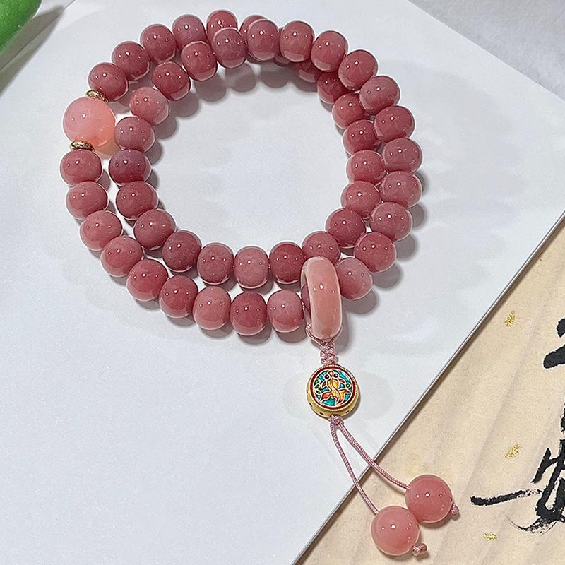 [Tiểu Ngư] Vòng tay hạt bối châu tự nhiên charm tiểu ngư mang lại tài lộc, may mắn, cát tường - Bồ Đề An Nhiên V0035 Phụ Kiện