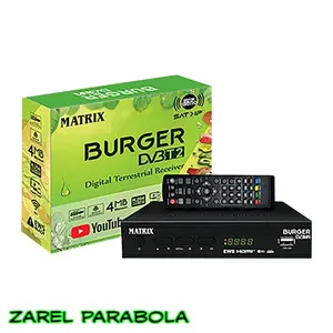 ZAREL | STB APPLE MERAH | STB BURGER | SET TOP BOX MATRIX DVB-T2 MURAH MERIAH set top box matrix