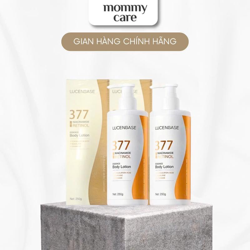 [Mua 1 Tặng 1] Chai Dưỡng Thể 377 Lucenbase Hỗ Trợ Dưỡng Sáng Da, Cấp Ẩm 250ml