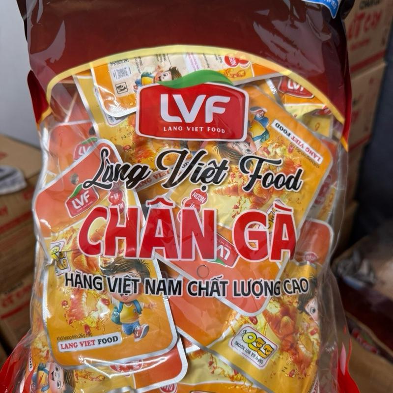 Tặng 1 chân Combo 50 Gói Chân Gà Rút Xương Ố Lala 25g vàng Nhà Làng Việt Food