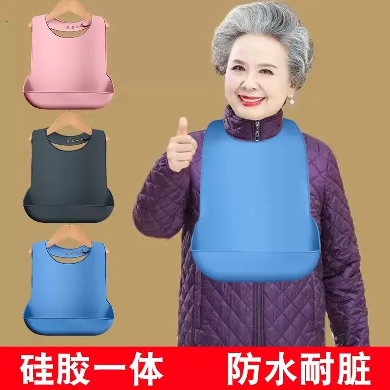Bib Waterproof Bibs for Adults Pinny Waterproof Saliva Towel for Adults and the Elderly