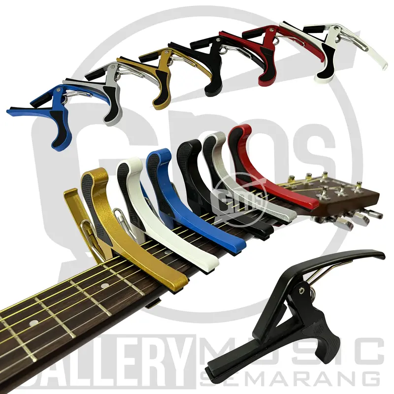 ORIGINAL!!! Capo Gitar Penjepit Senar Gitar Akustik Klasik Elektrik Ukulele Bahan Besi Kapo Gitar Akustik Elektrik 2