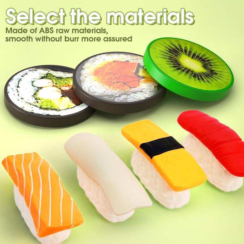 Product Introduction of Simulation Sushi 3D Pretend Play DIY Game Toy, 11pcs/set Funny Food Cooking Toy, Sushi Food Drink Toy For Kids, Kids Stocking Filler 38