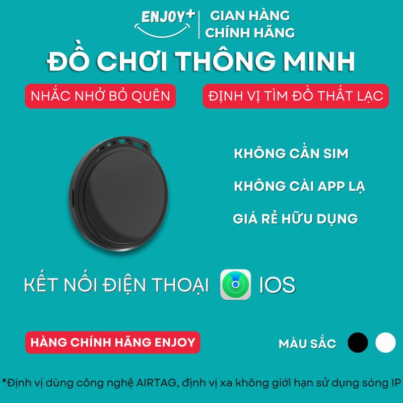Đồ Chơi Thông Minh Enjoy Nhắc Nhở Bỏ Quên - Định Vị Tìm Đồ Thất Lạc - Dùng Cho Ví, Chìa Khoá, Xe smart tag e  tag itag  mini định  vị enjoy  định thẻ  định chip  định itap  định air tags