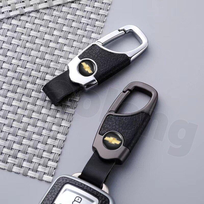Product Introduction of sale high quality leather metal car keychain motorcycle car key holder motorcycle accessories fashion car key chain men women car gift car accessories For Chevrolet Malibu TrailBlazer Spark Cruze Aveo Suburban Captiva Optra Spin Camaro Sonic ColoradoCAR 6