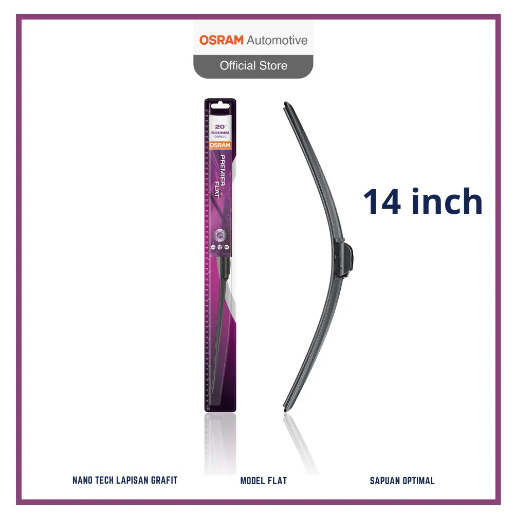 OSRAM Wiper Premier Flat Blade - Frameless