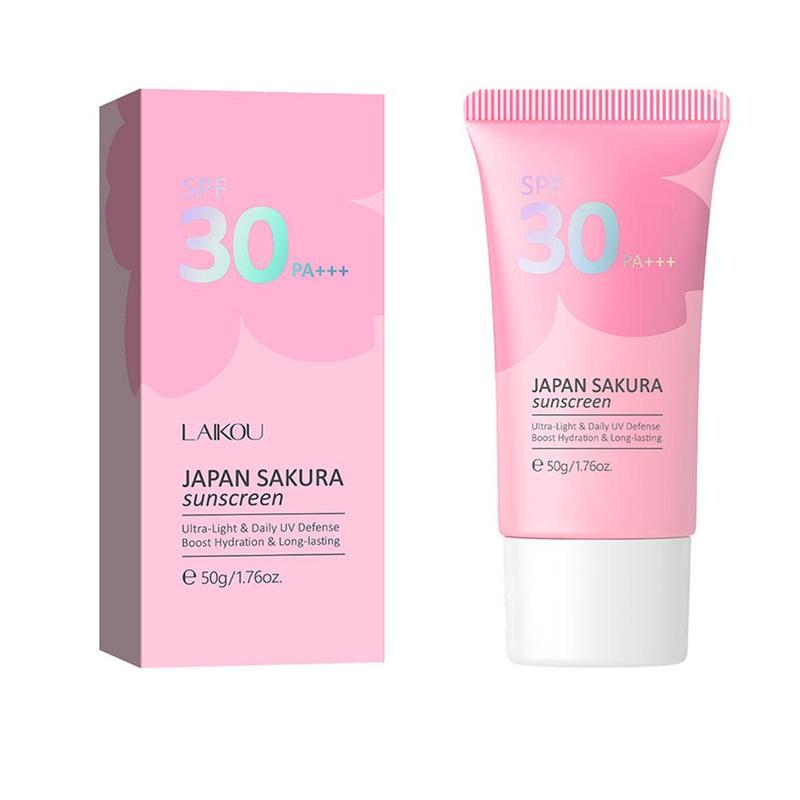 Product Introduction of LAIKOU JAPAN Sakura Sunscreen SPF 50 PA UV Protector 50g 47