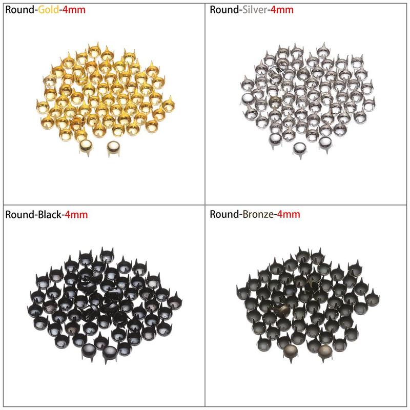 Khóa Đồ Chơi Nhồi Bông 50 Cái, 4 / 5 / 6mm, Quần Áo Búp Bê Kim Loại, Nút Thắt Lưng, Phụ Kiện Búp Bê Tự Làm, Thích Hợp Cho Túi Xách Và Giày Dép 2