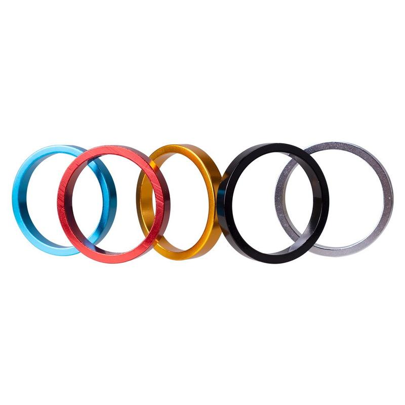 Bike Stem 28.6mm Bike Front Fork Spacer MTB Aluminum Alloy Bicycle Headset Washer Not Easy To Rust High Strength Bike Front Stem 1