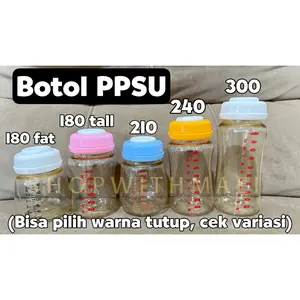 BOTOL SUSU PPSU Milk Storage Bottle dengan TUTUP BOTOL Penampung Asi Murah BPA Free