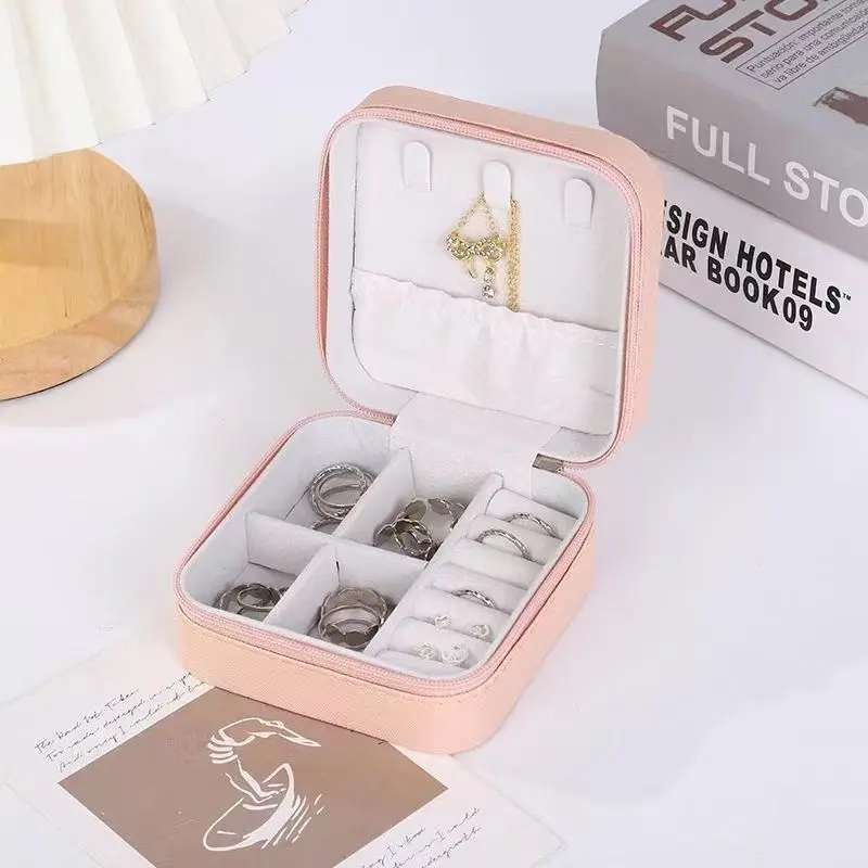 Hộp Đựng Đồ Nhiều Tầng, Hàng Mới Về, Hộp Cài Tóc Trang Sức Bằng vải nỉ Cổ Điển Cho Bông Tai, Nhẫn, Vòng Cổ, Đồng Hồ 4