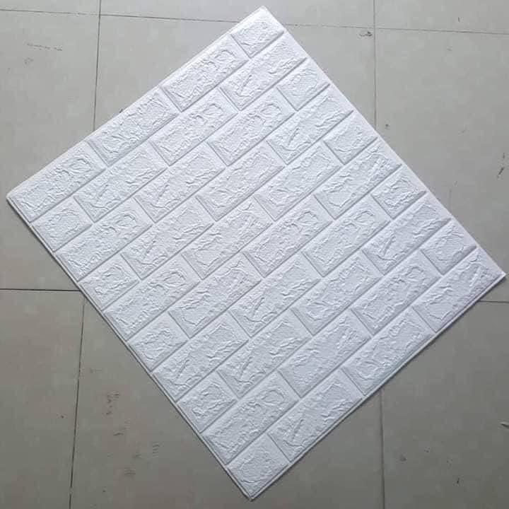1 tấm xốp dán tường Vân gạch kích thước 70x77cm 5