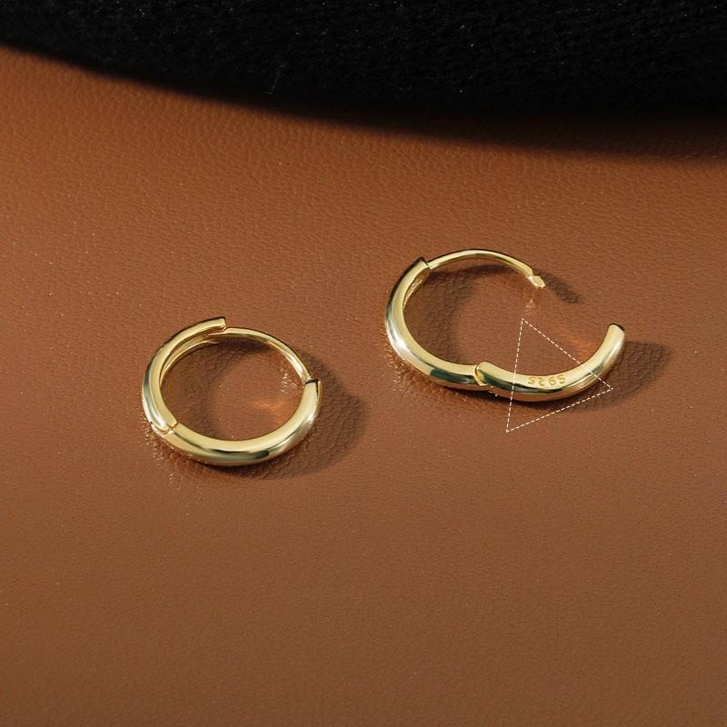 Product Introduction of Simple Earrings Fashion Simple round Earring Ear Clip Korean Fashion Earrings Accessories Gift 7