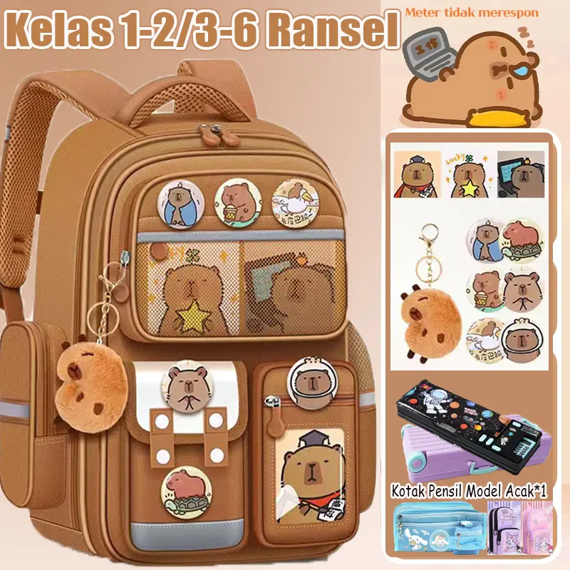 COD Tas Karakter Anak SET Tas Ransel Anak Fashion Tas Sekolah Anak Yang Bernapas Dan Ringan Tas Semi Premium Tas Kuromi Ransel Tahan Air Multifungsi Tas Anak TK&Sd Souvenir Ulang Tahun tas  kuromi