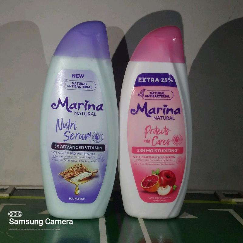 HANDBODY MARINA NATURAL UV 185/190 ML PAKET USAHA 5 PCS/ PAKET USAHA MARINA 3