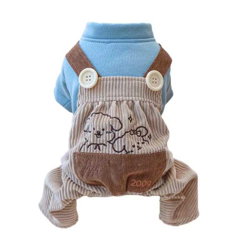 Product Introduction of Pretty Fine Workmanship Jumpsuit Adorable Dress-up Cartoon Pattern Pet Dog Four-legged Clothes 23