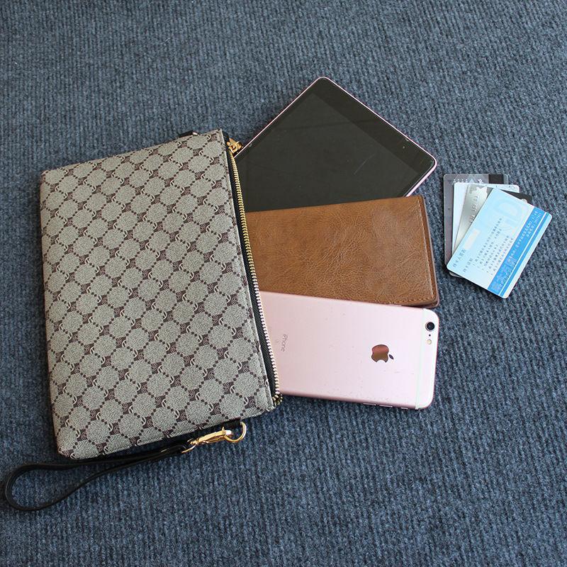 Product Introduction of High-End Clutch Bag Personality Trendy Fashion Men's Bag 2024 New Clip Bag Men's Handheld Bag Long Wallet Women 6