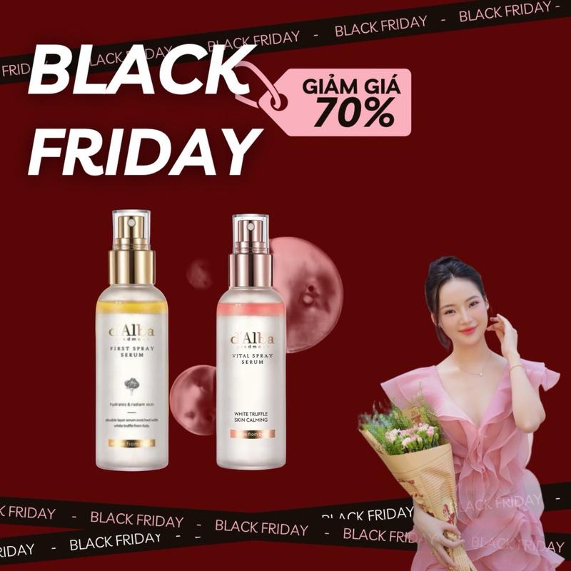 100ml Xịt Khoáng Tinh Chất D’alba First & Vital Spray Serum Skincare