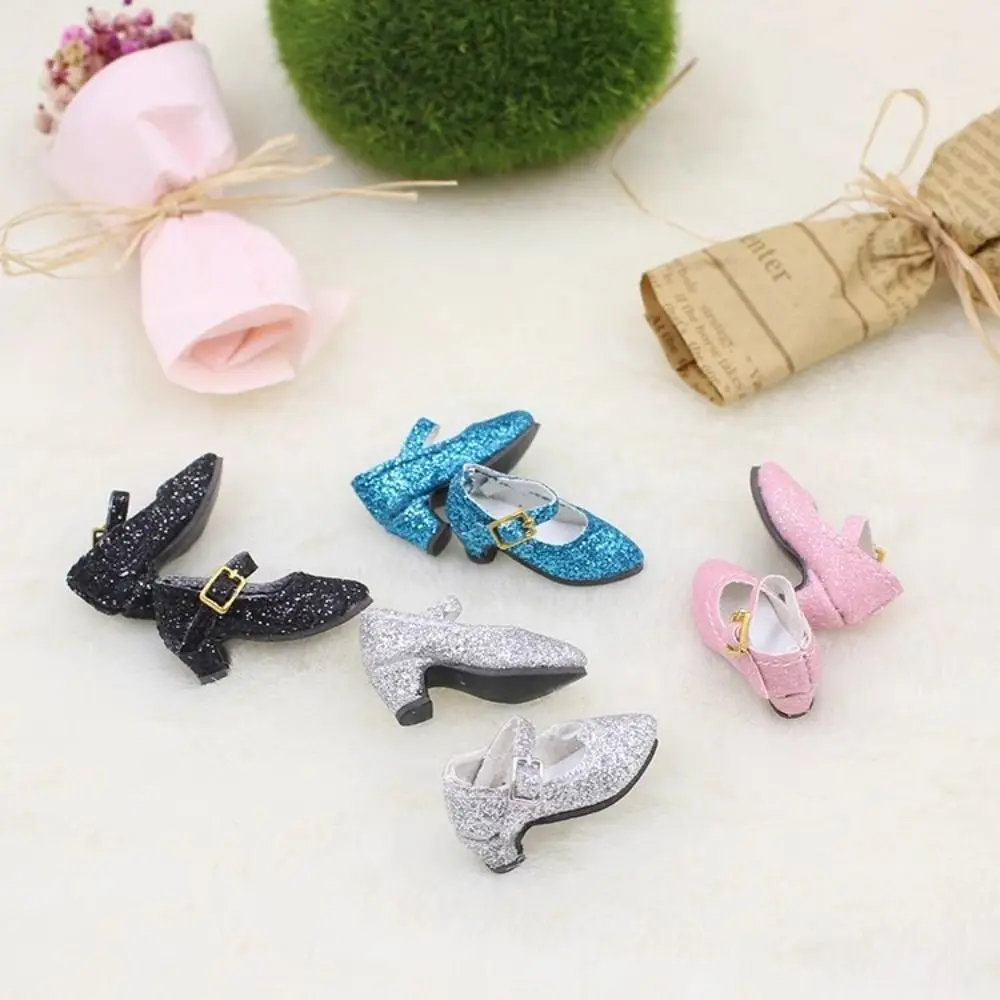 New Fashion High Heels Shoes DIY Accessories Doll Gift Toys Doll Sparkling Shoes Sports Shoes for azone ob24 Dolls for blythe Dolls for licca Dolls