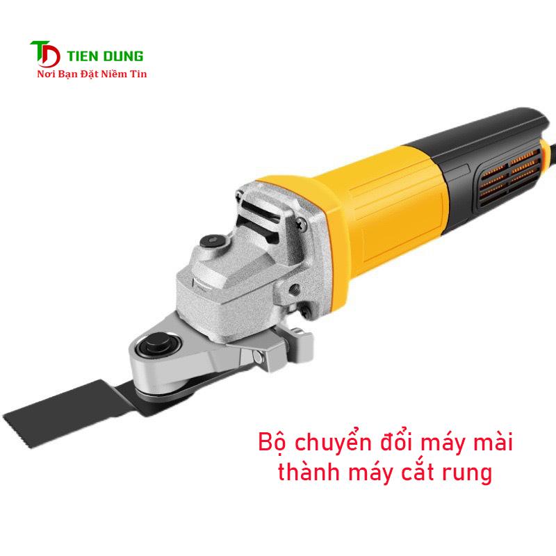 Bộ chuyển máy mài thành máy cắt rung, tặng kèm bộ 2 lưỡi cắt, đĩa trà tam giác