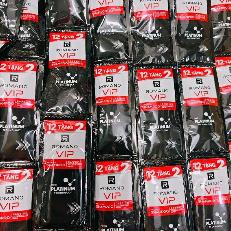  Combo 5 Dây Dầu Gội Romano Passion Hương Nước Hoa 