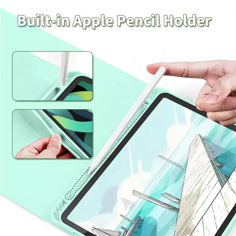 Book Cover R3dmi Pad Pro / P0c0 Pad 12.1 Inch 2024 Leather Flip Case Keyboard Wireless Mouse Bluetooth Sarung Casing Bahan Kulit cases protection 4