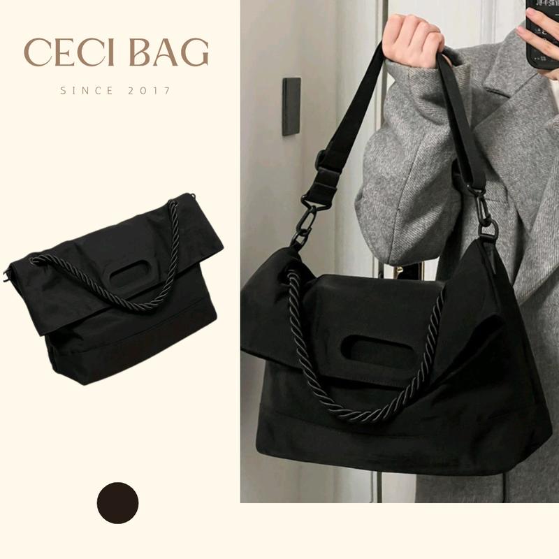 Túi tote túi vải dù túi xách nam nữ hai quai phong cách Hàn 9070 Bag Đeo Vai