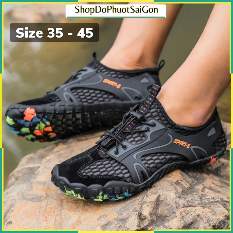 Giày Trekking Leo Núi Sports - Lội Nước - Đế Mỏng, Mềm - Thoát Nước Nhanh