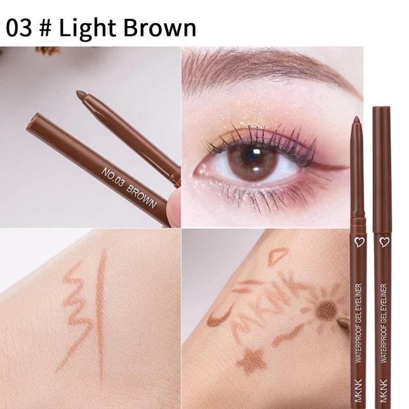 Product Introduction of Waterproof Eyeliner Pen White Black Brown Long Lasting Quick-drying Pencil Not Blooming Liquid Eyeliner Gel Eyes Makeup Cosmetic 7