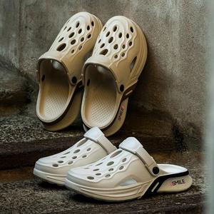 dép cá voi sát thủ Guốc Thoáng Khí Cho Nam, Đế Dày, Chống Trượt, Thích Hợp Cho Giày Đi Biển Mùa Hè