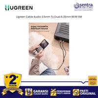 Gambar Ugreen Converter Cable Jack 3.5mm to Dual 6.35mm 5M Stereo Audio for Electronic Music Instruments dari Sentra Digital Kota Surabaya 3 Tokopedia