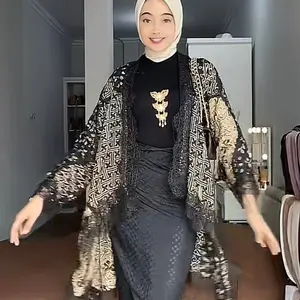 Set batik viscos outer renda + rok lilit / Nadheera Series by NSA.LOOKS