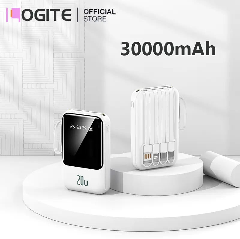 Sạc Dự Phòng MINI 30000mAh Với 3 Cổng Ra Tích Hợp Sạc Nhanh - Phụ Kiện 0