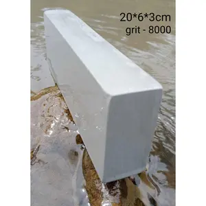 batu asahan pisau & golok.1pcs ( grit - 8000 ) dimensi - 20*6*3cm
