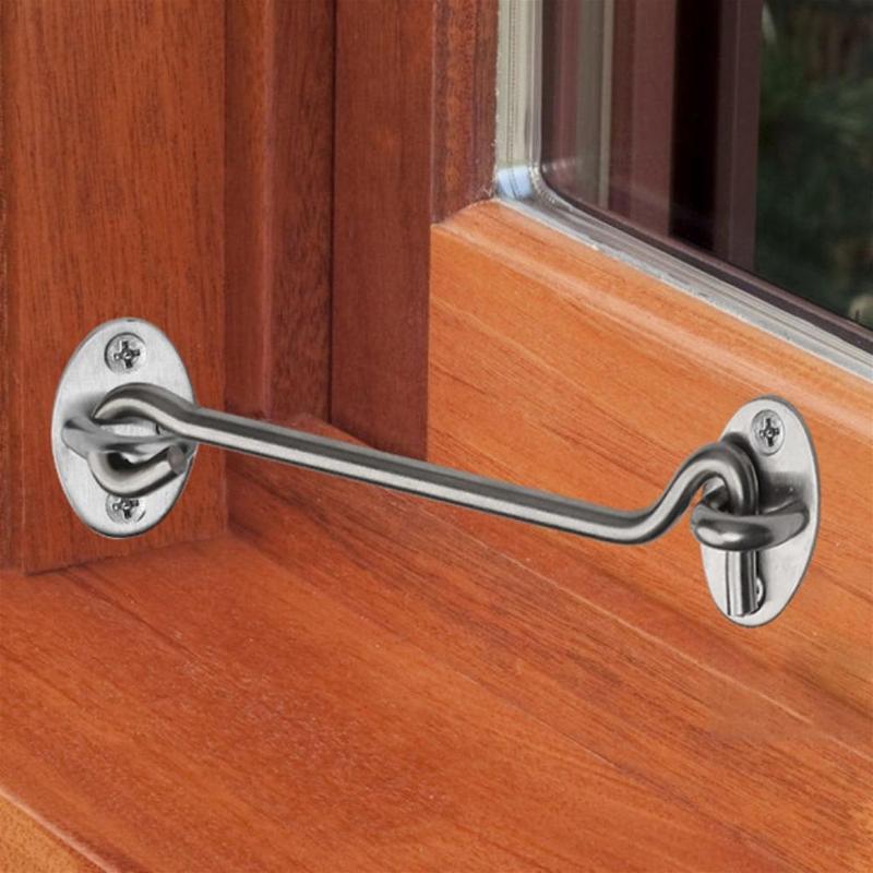 Product Introduction of 5-in-1 Door & Window Windproof Hook, Durable Safety Lock Pin, Rust & Corrosion Resistant Hook Suitable for Door & Window 5