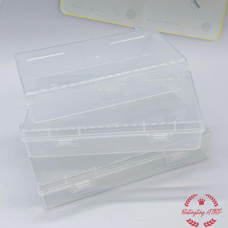 Empty PP Transparent plastic storage covered plastic box - TikTok Shop ...